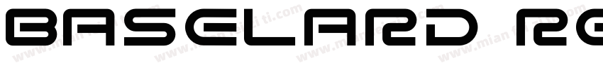 Baselard Regular字体转换